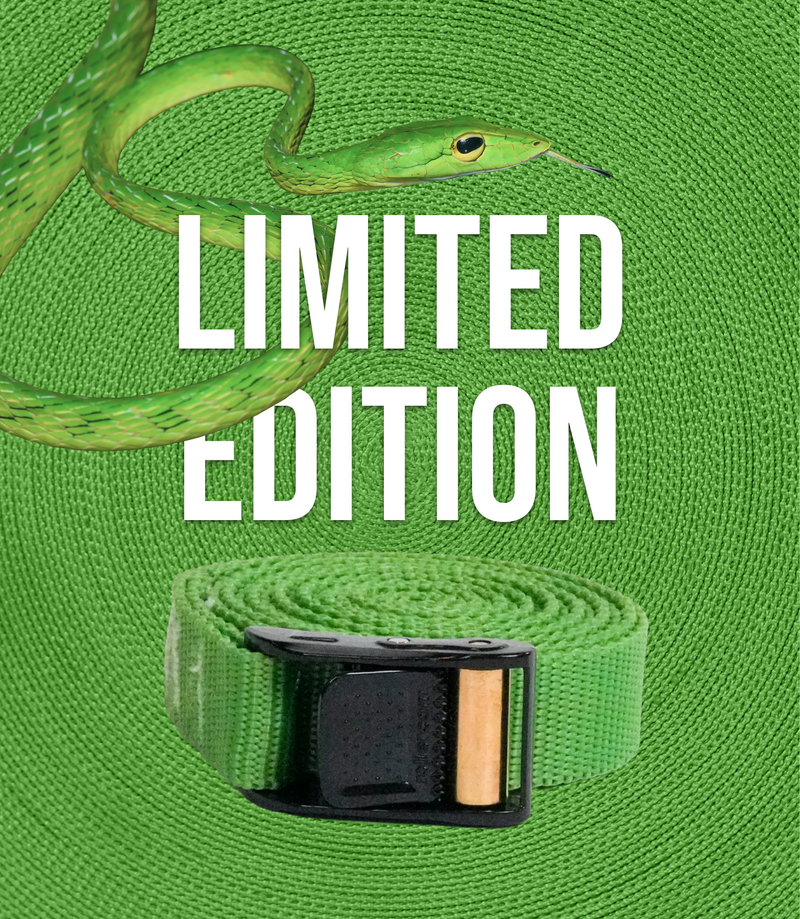 Limited Edition: 0.75" Whipsnake Green